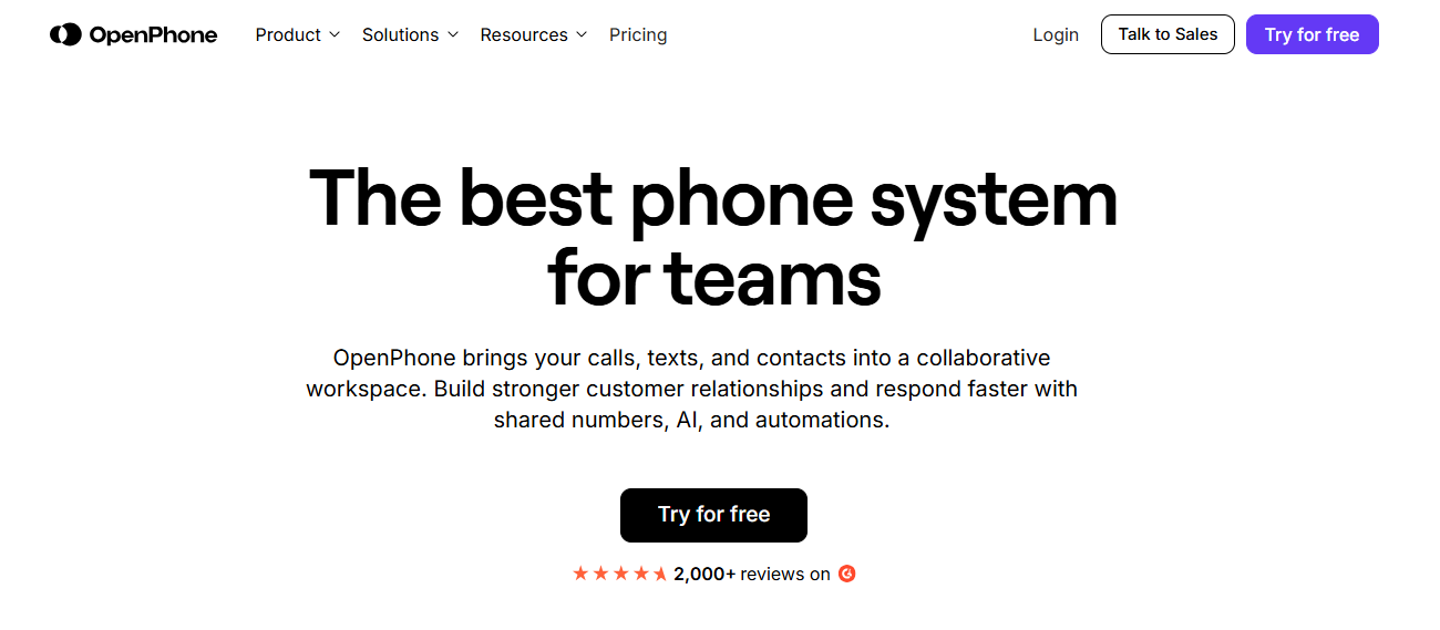 OpenPhone Home Page