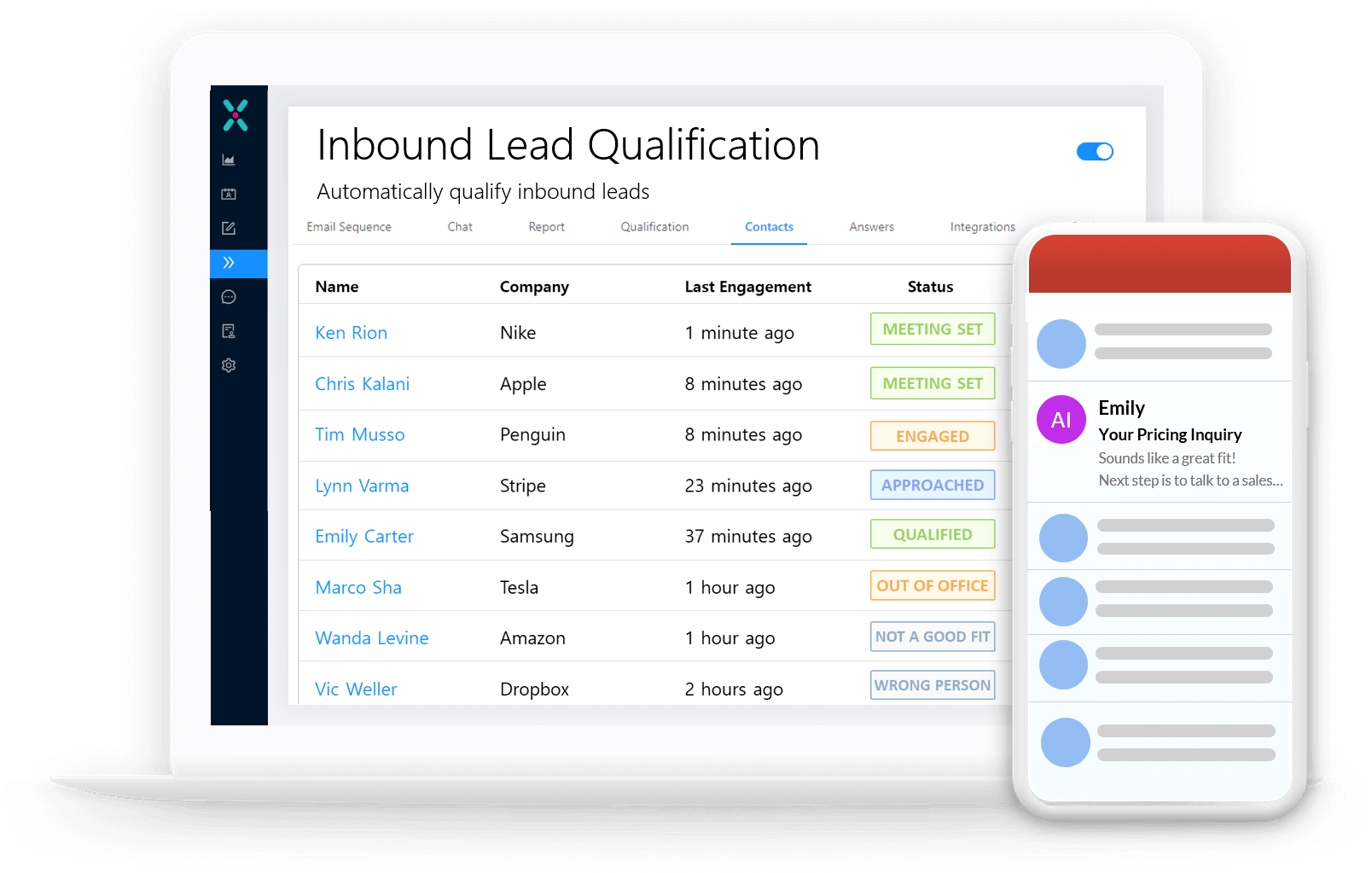 1 Conversational Marketing and Sales Platform - Exceed.ai